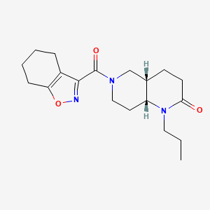 cis-1-propyl-6-(4,5,6,7-tetrahydro-2,1-benzisoxazol-3-ylcarbonyl)octahydro-1,6-naphthyridin-2(1H)-one