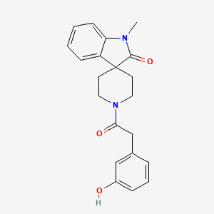 1'-[(3-hydroxyphenyl)acetyl]-1-methylspiro[indole-3,4'-piperidin]-2(1H)-one