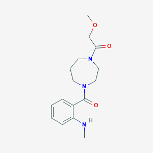 (2-{[4-(methoxyacetyl)-1,4-diazepan-1-yl]carbonyl}phenyl)methylamine