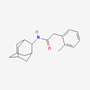 molecular formula C19H25NO B5479606 N-(2-adamantyl)-2-(2-methylphenyl)acetamide 