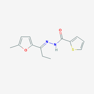 N'-[1-(5-methyl-2-furyl)propylidene]-2-thiophenecarbohydrazide