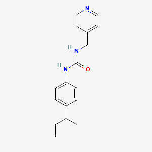 N-[4-(SEC-BUTYL)PHENYL]-N'-(4-PYRIDYLMETHYL)UREA