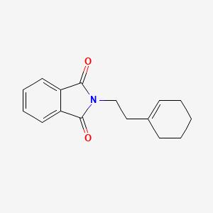 molecular formula C16H17NO2 B5479823 2-[2-(1-cyclohexen-1-yl)ethyl]-1H-isoindole-1,3(2H)-dione CAS No. 81304-93-0