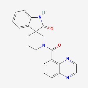 1'-(quinoxalin-5-ylcarbonyl)spiro[indole-3,3'-piperidin]-2(1H)-one