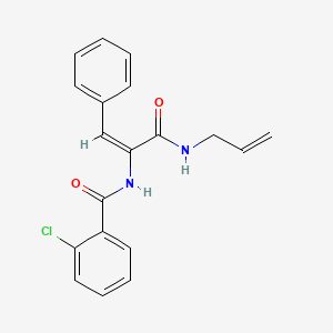 N-{1-[(allylamino)carbonyl]-2-phenylvinyl}-2-chlorobenzamide