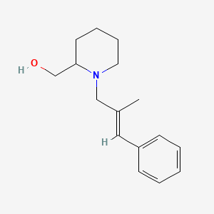 [1-(2-methyl-3-phenyl-2-propen-1-yl)-2-piperidinyl]methanol