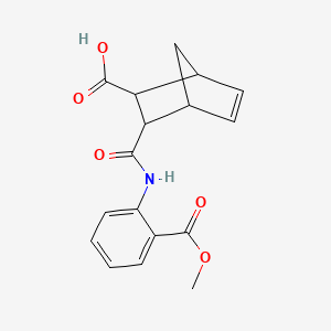 3-({[2-(methoxycarbonyl)phenyl]amino}carbonyl)bicyclo[2.2.1]hept-5-ene-2-carboxylic acid