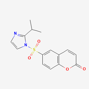 6-[(2-isopropyl-1H-imidazol-1-yl)sulfonyl]-2H-chromen-2-one