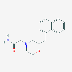 2-[2-(1-naphthylmethyl)-4-morpholinyl]acetamide