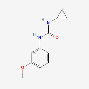 molecular formula C11H14N2O2 B5480248 1-Cyclopropyl-3-(3-methoxyphenyl)urea 