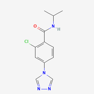 2-chloro-N-isopropyl-4-(4H-1,2,4-triazol-4-yl)benzamide