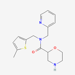 N-[(5-methyl-2-thienyl)methyl]-N-(2-pyridinylmethyl)-2-morpholinecarboxamide dihydrochloride