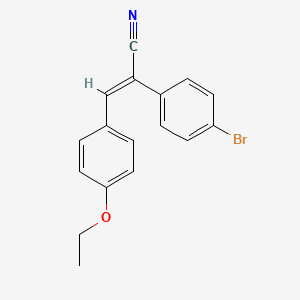 (2E)-2-(4-bromophenyl)-3-(4-ethoxyphenyl)prop-2-enenitrile