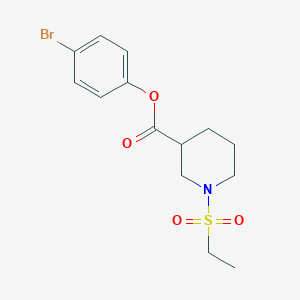 4-bromophenyl 1-(ethylsulfonyl)-3-piperidinecarboxylate