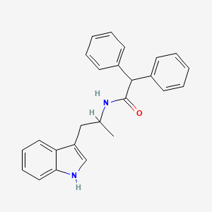 N-[2-(1H-indol-3-yl)-1-methylethyl]-2,2-diphenylacetamide