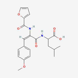 N-[2-(2-furoylamino)-3-(4-methoxyphenyl)acryloyl]leucine