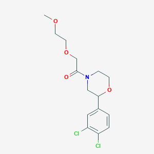 2-(3,4-dichlorophenyl)-4-[(2-methoxyethoxy)acetyl]morpholine