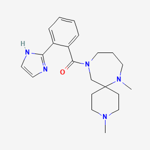 11-[2-(1H-imidazol-2-yl)benzoyl]-3,7-dimethyl-3,7,11-triazaspiro[5.6]dodecane