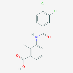 3-[(3,4-dichlorobenzoyl)amino]-2-methylbenzoic acid