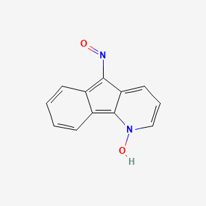 molecular formula C12H8N2O2 B5480701 5H-indeno[1,2-b]pyridin-5-one oxime 1-oxide 