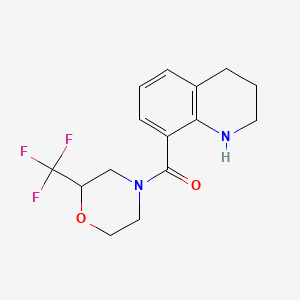 8-{[2-(trifluoromethyl)morpholin-4-yl]carbonyl}-1,2,3,4-tetrahydroquinoline