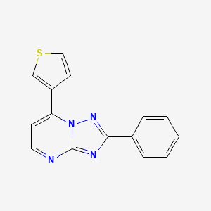 2-phenyl-7-(3-thienyl)[1,2,4]triazolo[1,5-a]pyrimidine