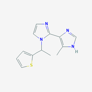 5'-methyl-1-[1-(2-thienyl)ethyl]-1H,3'H-2,4'-biimidazole