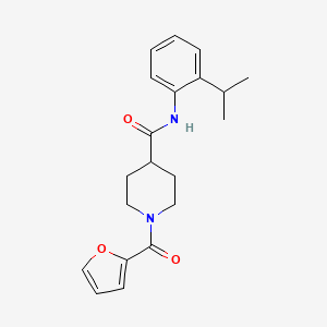 1-(2-furoyl)-N-(2-isopropylphenyl)piperidine-4-carboxamide