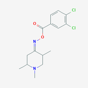 [(Z)-(1,2,5-trimethylpiperidin-4-ylidene)amino] 3,4-dichlorobenzoate