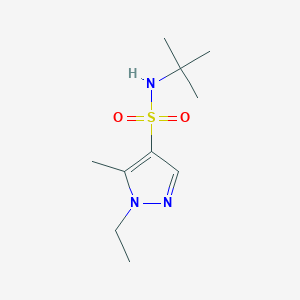 N-(tert-butyl)-1-ethyl-5-methyl-1H-pyrazole-4-sulfonamide