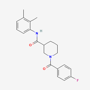 N-(2,3-dimethylphenyl)-1-(4-fluorobenzoyl)-3-piperidinecarboxamide