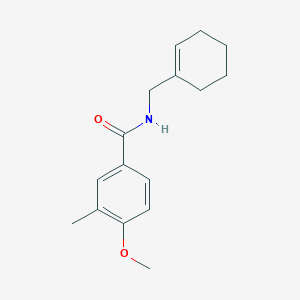 N-(1-cyclohexen-1-ylmethyl)-4-methoxy-3-methylbenzamide