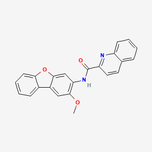 N-(2-methoxydibenzo[b,d]furan-3-yl)-2-quinolinecarboxamide