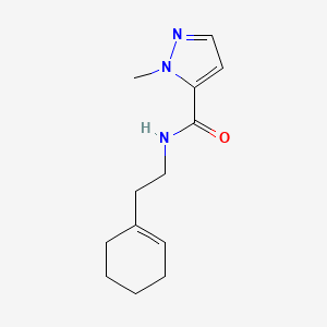 N-[2-(1-cyclohexen-1-yl)ethyl]-1-methyl-1H-pyrazole-5-carboxamide