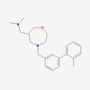 N,N-dimethyl-1-{4-[(2'-methylbiphenyl-3-yl)methyl]-1,4-oxazepan-6-yl}methanamine