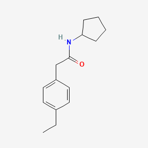 N-cyclopentyl-2-(4-ethylphenyl)acetamide