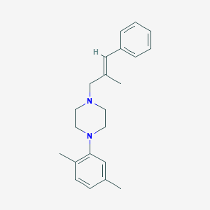 1-(2,5-dimethylphenyl)-4-[(E)-2-methyl-3-phenylprop-2-enyl]piperazine