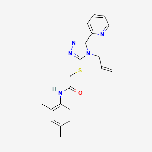 2-{[4-allyl-5-(2-pyridinyl)-4H-1,2,4-triazol-3-yl]thio}-N-(2,4-dimethylphenyl)acetamide