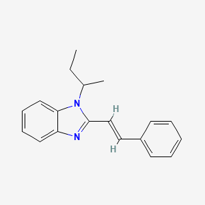 1-sec-butyl-2-(2-phenylvinyl)-1H-benzimidazole