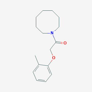 molecular formula C16H23NO2 B5481641 1-[(2-methylphenoxy)acetyl]azocane 