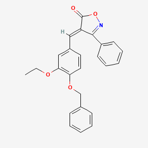 4-[4-(benzyloxy)-3-ethoxybenzylidene]-3-phenyl-5(4H)-isoxazolone