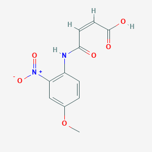 4-[(4-methoxy-2-nitrophenyl)amino]-4-oxo-2-butenoic acid