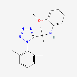 N-{1-[1-(2,6-dimethylphenyl)-1H-tetrazol-5-yl]-1-methylethyl}-2-methoxyaniline