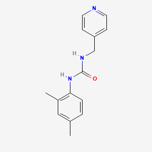 molecular formula C15H17N3O B5481829 N-(2,4-dimethylphenyl)-N'-(4-pyridinylmethyl)urea 