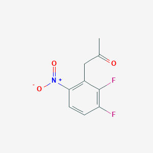molecular formula C9H7F2NO3 B054819 1-(2,3-Difluoro-6-nitrophenyl)propan-2-one CAS No. 121247-16-3