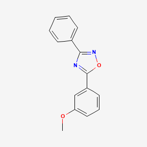 molecular formula C15H12N2O2 B5482041 5-(3-methoxyphenyl)-3-phenyl-1,2,4-oxadiazole 