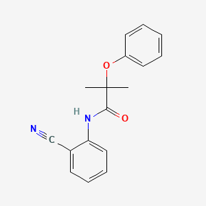 N-(2-cyanophenyl)-2-methyl-2-phenoxypropanamide