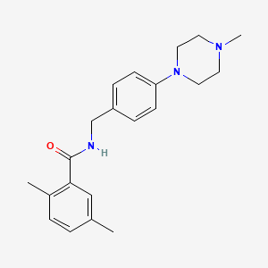 2,5-dimethyl-N-[4-(4-methyl-1-piperazinyl)benzyl]benzamide