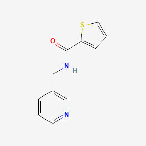 molecular formula C11H10N2OS B5482239 N-(3-pyridinylmethyl)-2-thiophenecarboxamide 