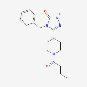 4-benzyl-5-(1-butyryl-4-piperidinyl)-2,4-dihydro-3H-1,2,4-triazol-3-one